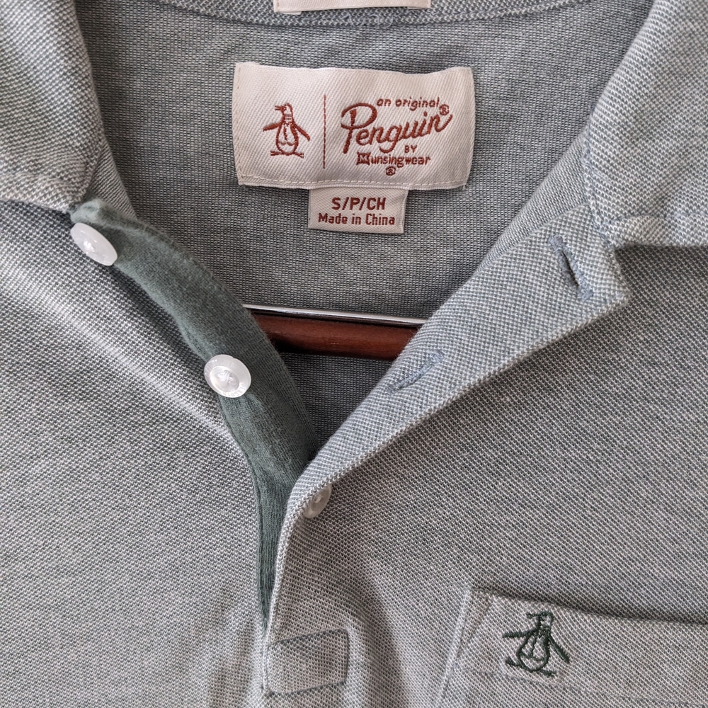 Original Penguin Men's Green Polo Shirt